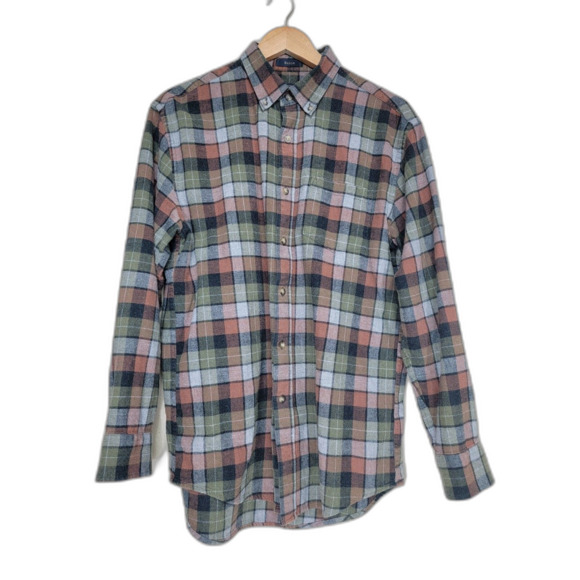 Pendleton Mason Plaid Flannel Long Sleeve Button Shirt - Medium - Picture 1 of 6
